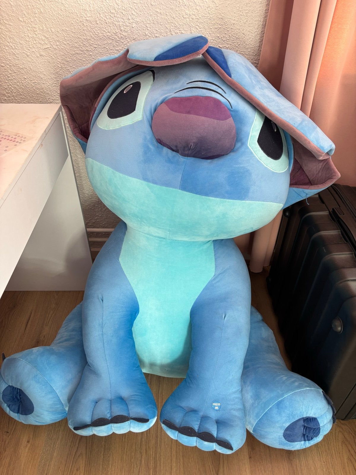 Grote Stitch Knuffel - Disney Lilo & Stitch, Disney, Overige typen, Blauw, Ophalen of Verzenden