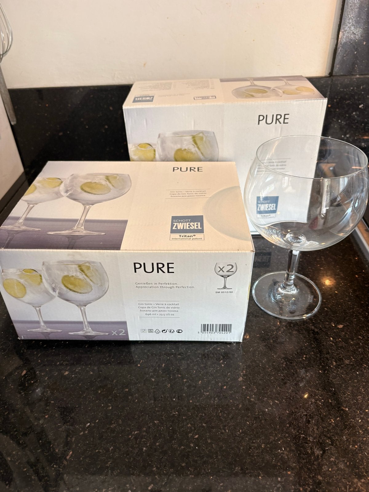 Schott Zwiesel Pure Gin Tonic Glazen - Nieuw in doos, Ophalen, Nieuw, Overige merken, Glas