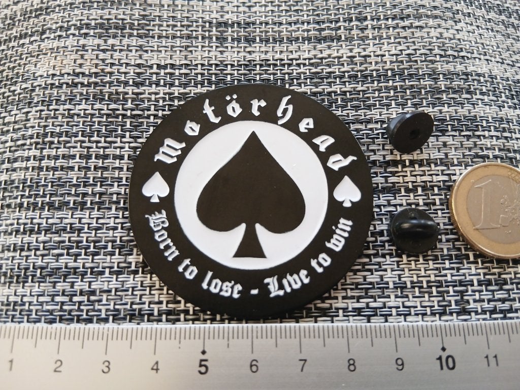 Motorhead zeer mooie nieuwe born to lose pin badge speld, Verzenden, Nieuw, Overige typen