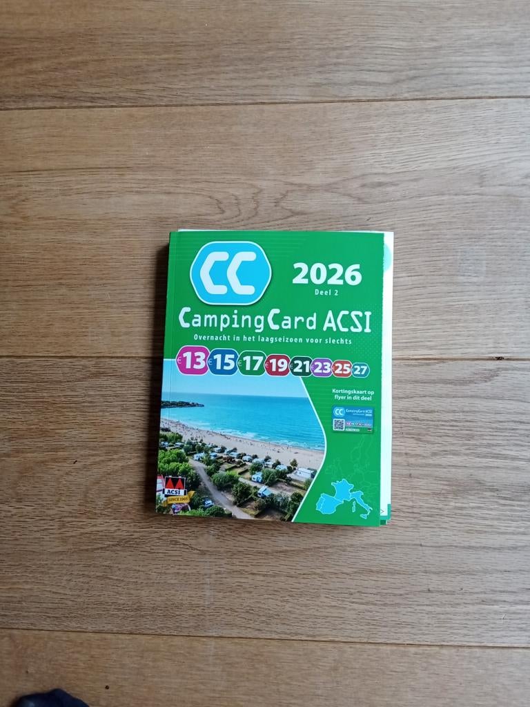 Camping Acsi boekje 2026, Frankrijk,Spanje,Italië en Portuga, Ophalen of Verzenden, Europa, Overige merken