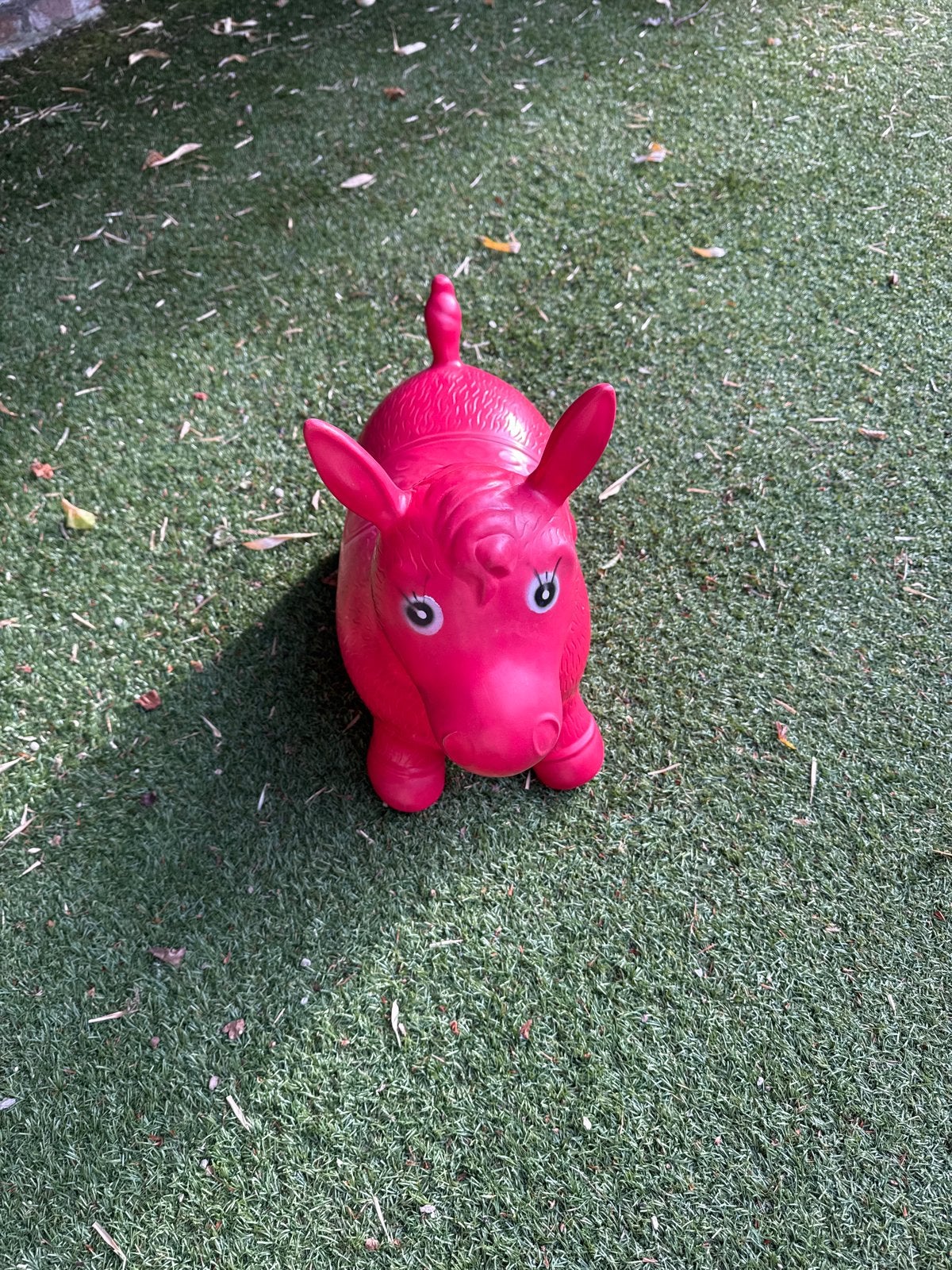 Rode schaap skippybal - 30 cm zithoogte, Ophalen of Verzenden, Gebruikt