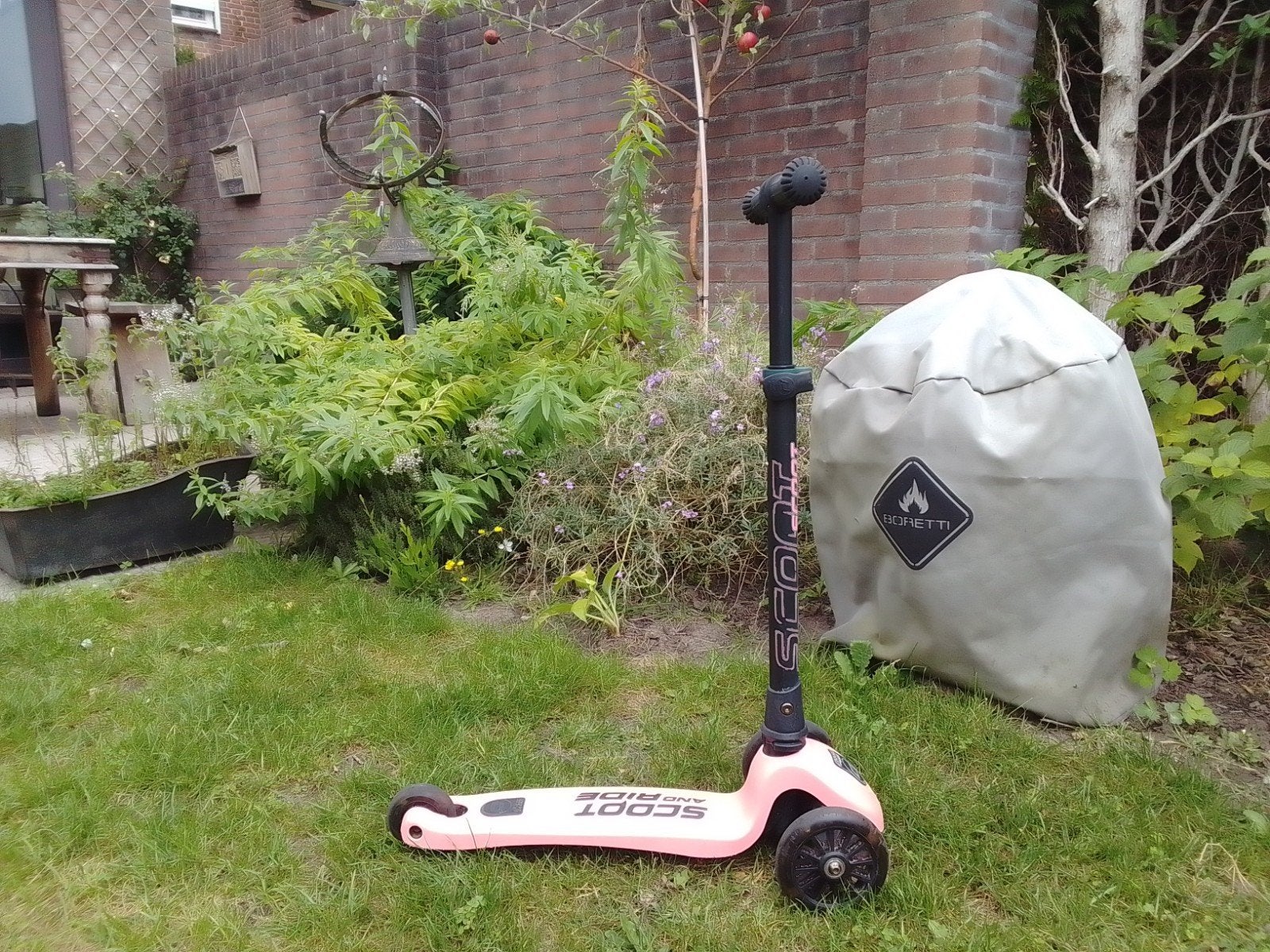 scoot and ride step peach perzik met verlichting step, Fietsen en Brommers, Steps, Ophalen of Verzenden, Gewone step