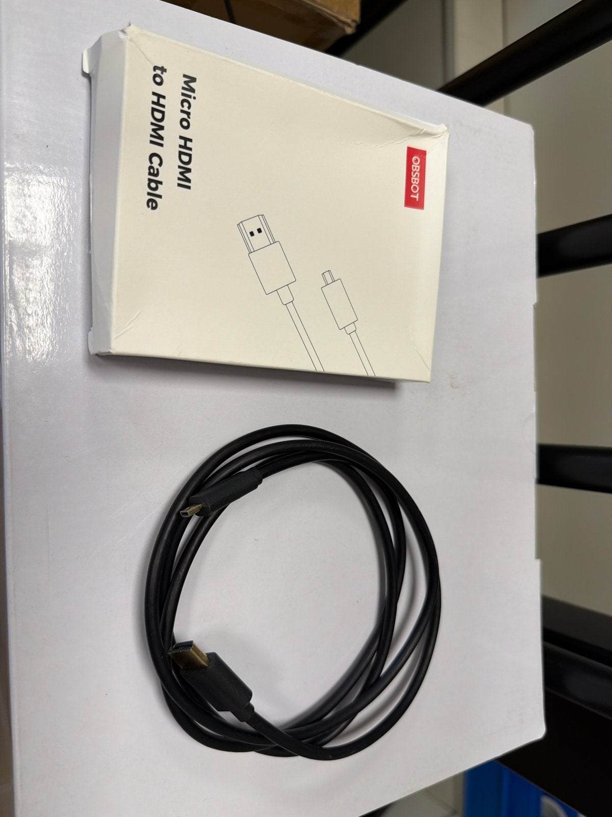 OBSBOT Micro HDMI naar HDMI Kabel, Audio, Tv en Foto, Audiokabels en Televisiekabels, Ophalen of Verzenden, Nieuw, Minder dan 2 meter