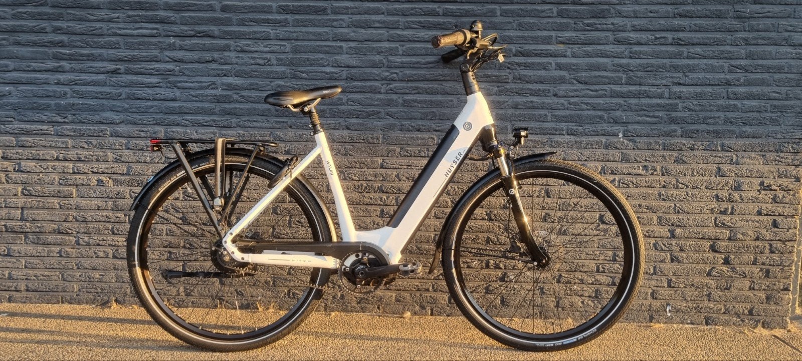 Huyser Maleo elektrische damesfiets, Fietsen en Brommers, Zo goed als nieuw, 51 tot 55 cm, 50 km per accu of meer, Ophalen