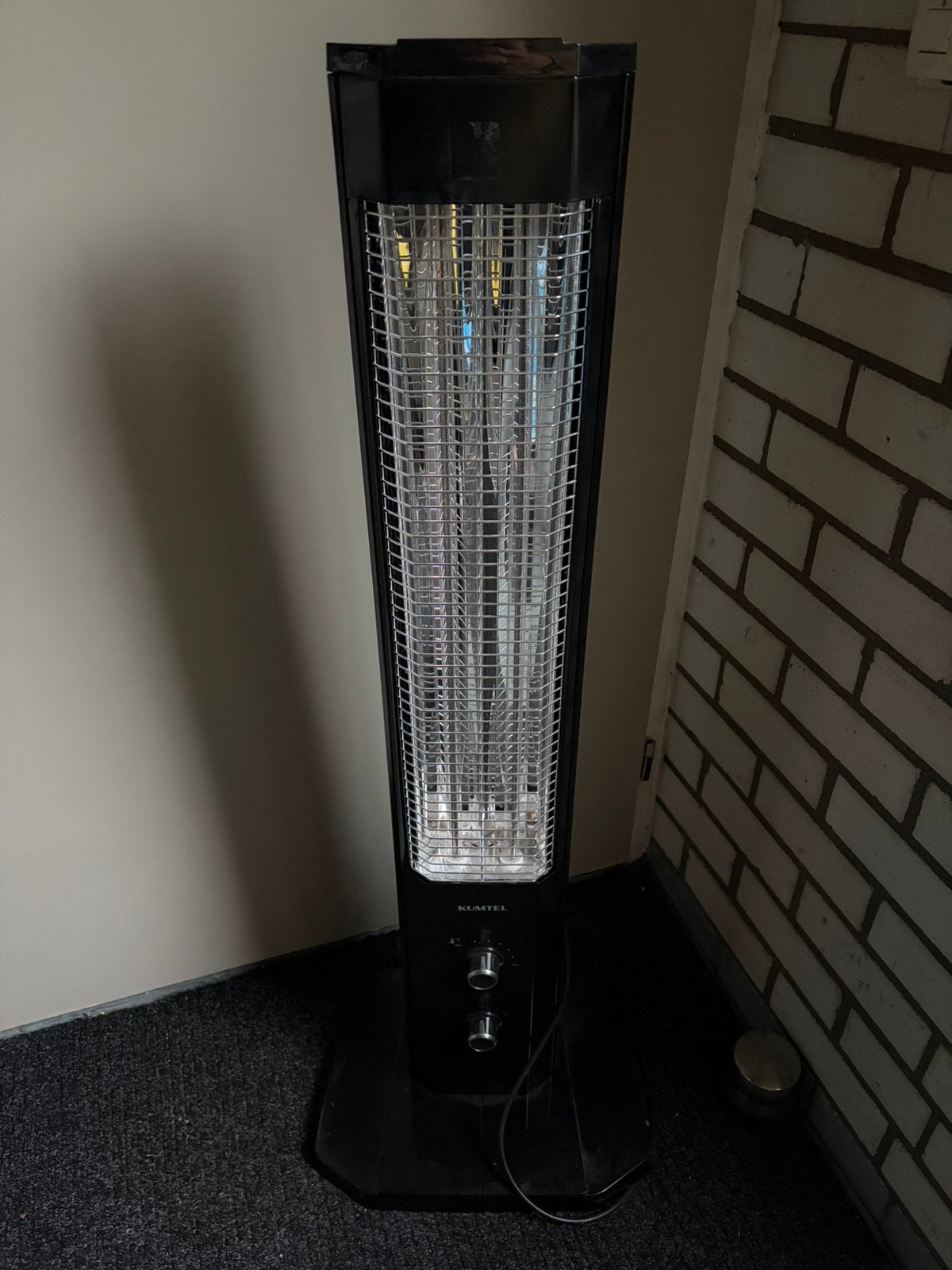 Kumtel MH 1200 infrarood verwarming elektrische kachel, Ophalen, Zo goed als nieuw
