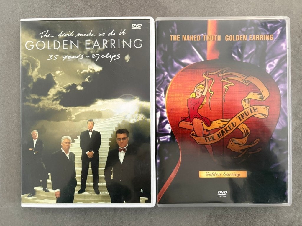 Golden Earring 2x Dvd- Devil Made Us Do It 35 Years & Naked, Alle leeftijden, Ophalen of Verzenden, Zo goed als nieuw
