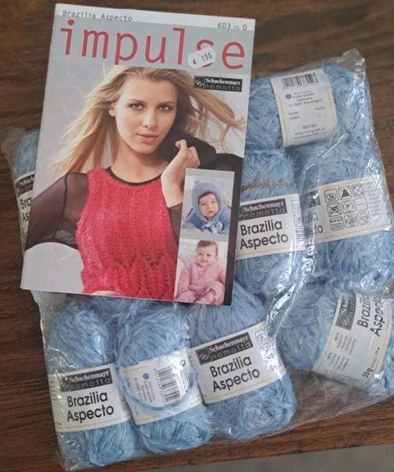 Breipakket Schachenmayr Brazilia Aspecto met magazine, Hobby en Vrije tijd, Ophalen of Verzenden, Breien, Patroon of Boek