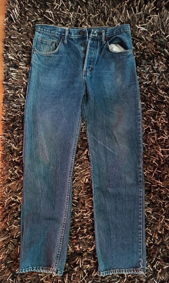 Vintage Levi's 501 spijkerbroek W34/L34, Levi's, Blauw, Ophalen of Verzenden, W33 - W34 (confectie 48/50)