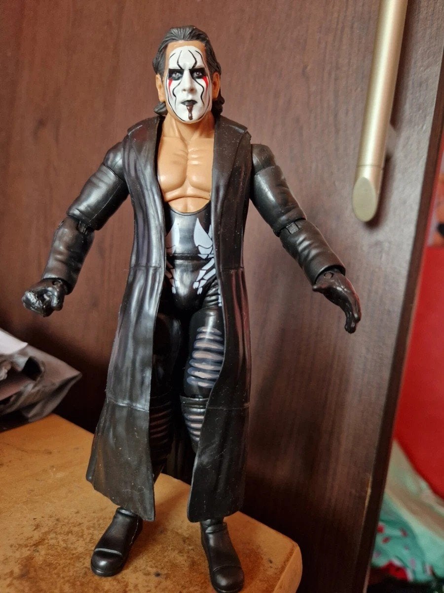 WWE TNA AEW Sting actiefiguur, Ophalen of Verzenden, Zo goed als nieuw