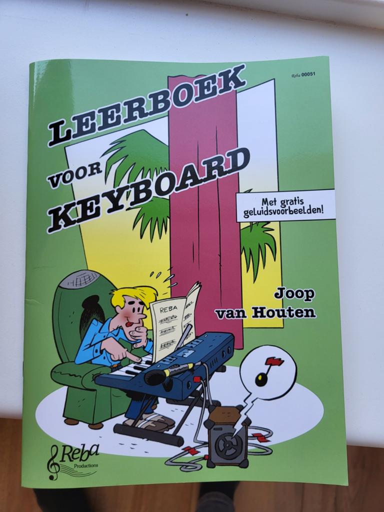 Leerboek voor keyboard 1 - Joop van Houten, Ophalen of Verzenden, Zo goed als nieuw, Houten