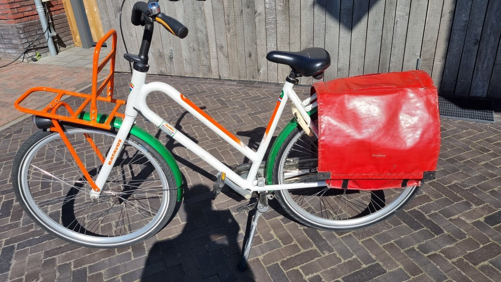Batavus transportfiets met 3 versnellingen en terugtraprem, Fietsen en Brommers, Ophalen, Terugtraprem, Gebruikt, Versnellingen