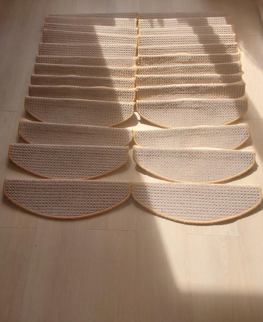 Trapbekleding | trapmatten | halve maantjes | trapkanten, Huis en Inrichting, Gebruikt, Klassiek, Neutraal, Tijdloos, Warm van kleur
