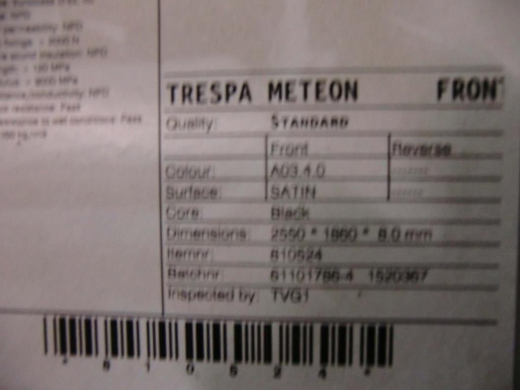 Aantal platen trespa nieuw A03.1.0 Pastelgrijs (nr46), Ophalen, Nieuw