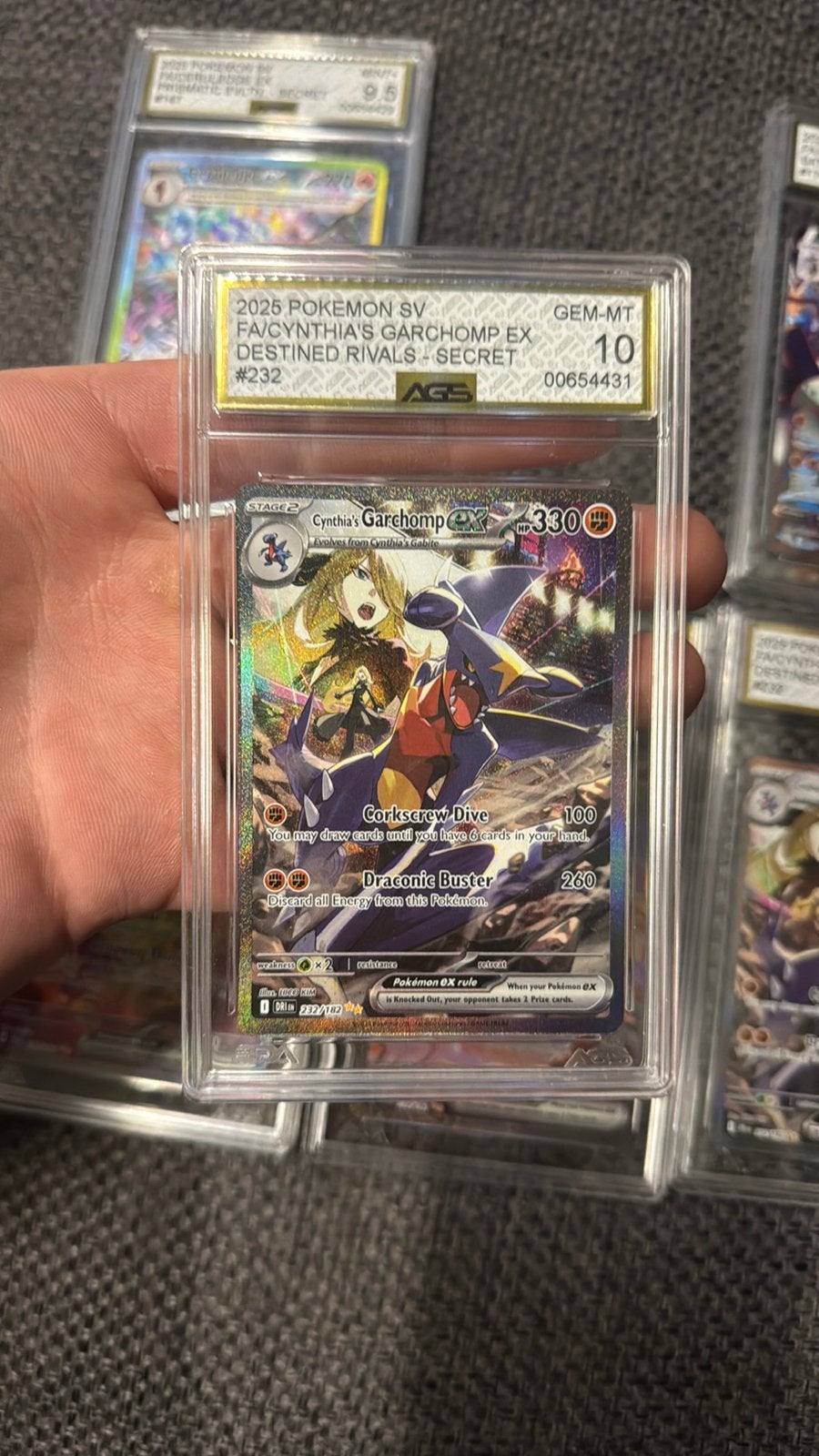 Cynthias garchomp graded 10 ‼️BESTE PRIJZEN‼️, Ophalen of Verzenden, Zo goed als nieuw
