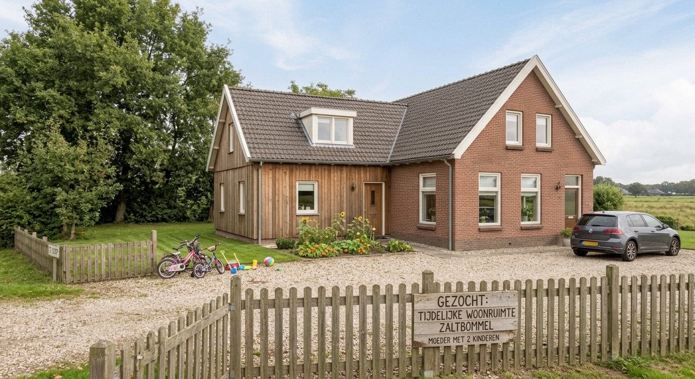 Gezocht: tijdelijke woonruimte moeder 2 kids – Zaltbommel eo, Huizen en Kamers