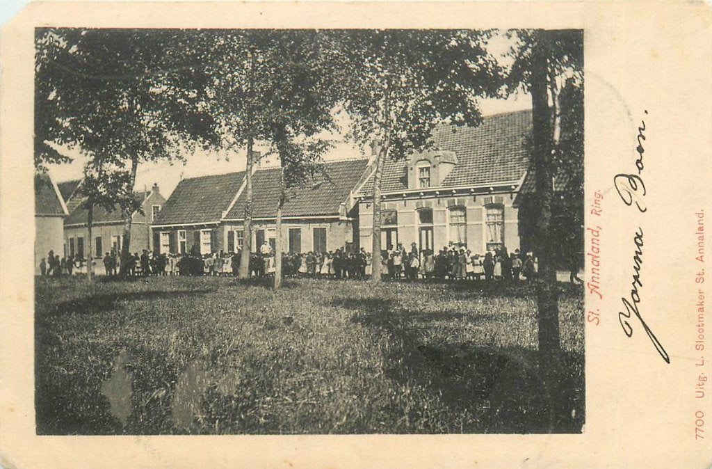 701-182-019 St Annaland Ring, Verzenden, Voor 1920, Zeeland