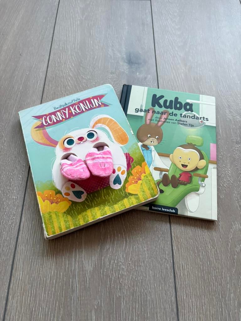 Kinderboeken Kuba gaat naar de tandarts en Conny konijn, Ophalen of Verzenden, Zo goed als nieuw, 3 tot 4 jaar