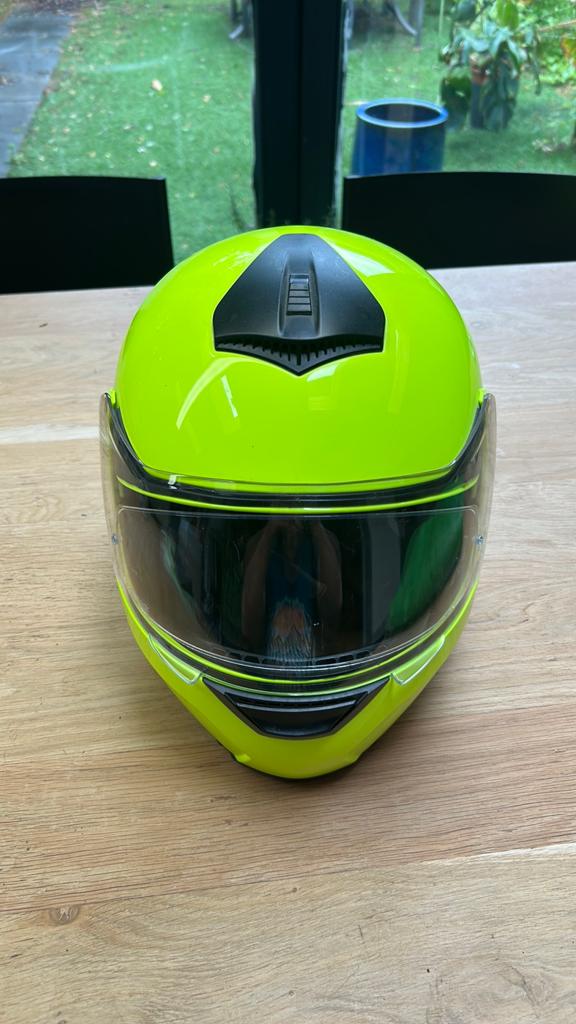 Systeem helm pinlock 57-58 hi-viz, Motoren, Overige merken, M, Systeemhelm, Ophalen of Verzenden