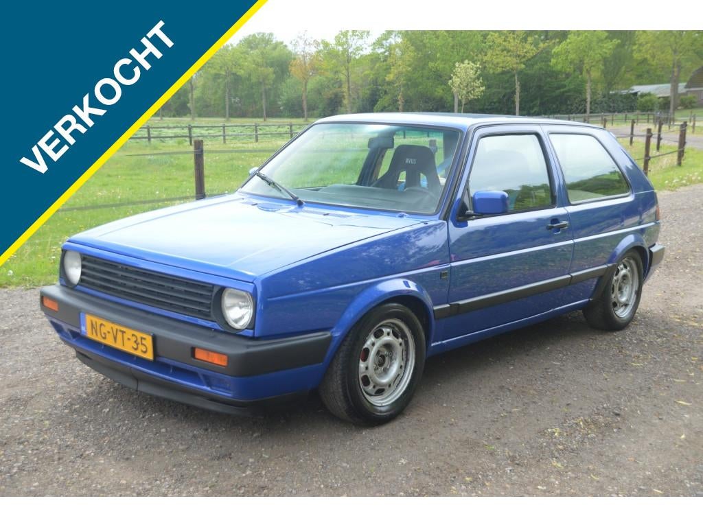 Volkswagen Golf 2 1.8 G60 project (bj 1988), Stof, Open dak, Bedrijf, Handgeschakeld