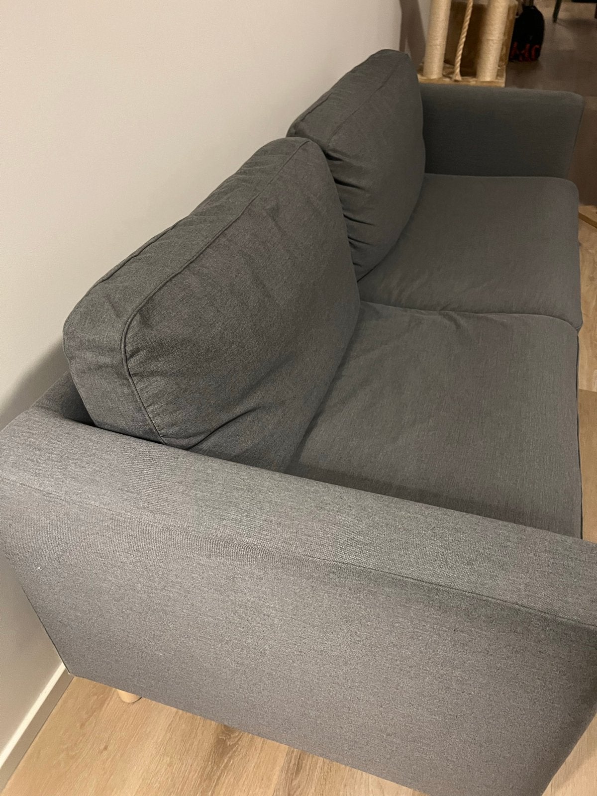 IKEA PÄRUP 3-zitsbank Vissle grijs, Ophalen, Gebruikt, Driepersoons, Rechte bank