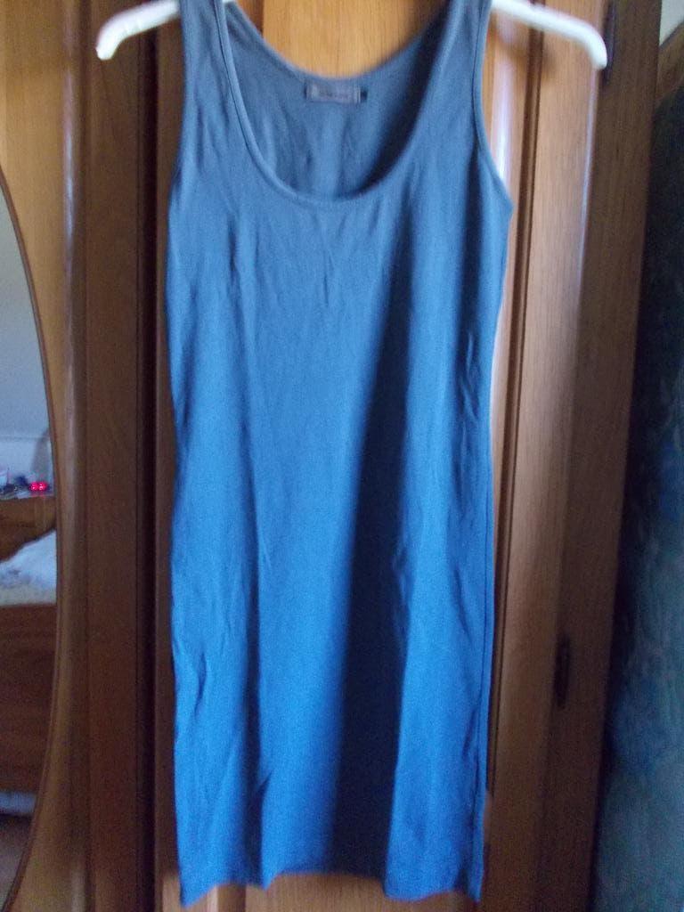 Mooie strandjurk van Moscow, maat S., Ophalen, Blauw, Maat 36 (S), Onder de knie