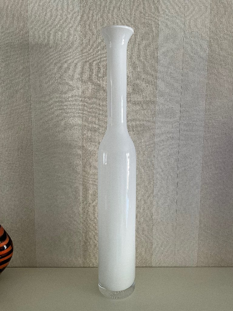 Fles. Vaas  Royal Leerdam Siem v.d, Marel, Antiek en Kunst, Antiek | Glas en Kristal, Ophalen of Verzenden