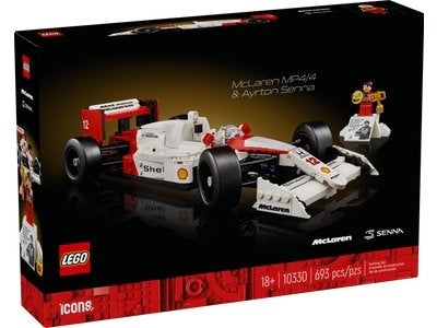 lego McLaren MP4/4 en Ayrton Senna (10330), Ophalen of Verzenden, Nieuw, Complete set, Lego