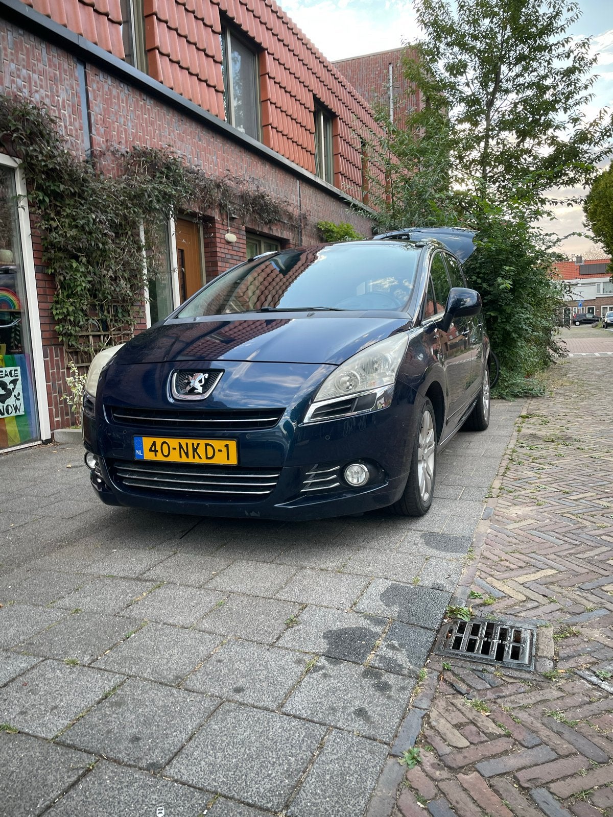 Peugeot 5008 1.6 THP 7PL 2010 Blauw, Voorwielaandrijving, Blauw, Handgeschakeld, Particulier