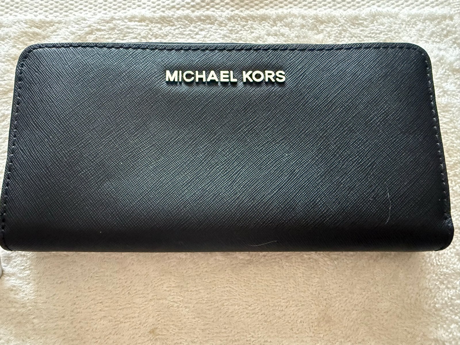 Michael Kors Portemonnee - Zwart, Sieraden, Tassen en Uiterlijk, Portemonnees, Ophalen of Verzenden, Zo goed als nieuw, Zwart