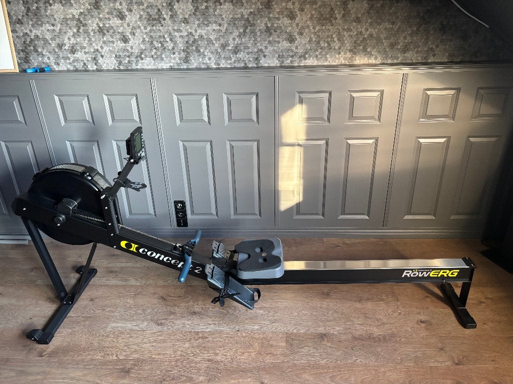 Concept 2 Roeitrainer PM5 - Zo goed als nieuw, bon aanwezig, Ophalen, Benen, Zo goed als nieuw, Metaal