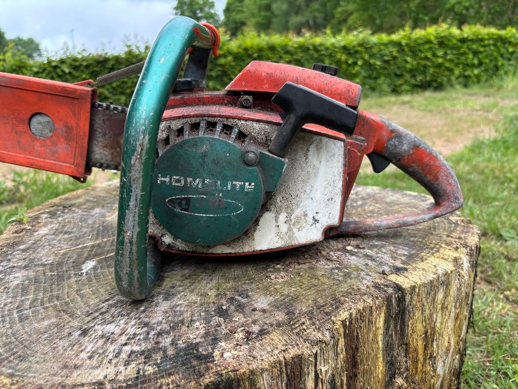 Vintage Homelite XL kettingzaag - Loopt goed, Ophalen, Gebruikt, Overige typen
