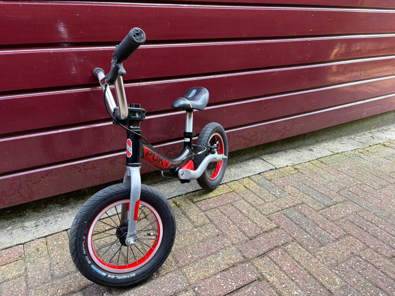 Puky loopfiets, Ophalen, Gebruikt, Velgrem, Minder dan 16 inch