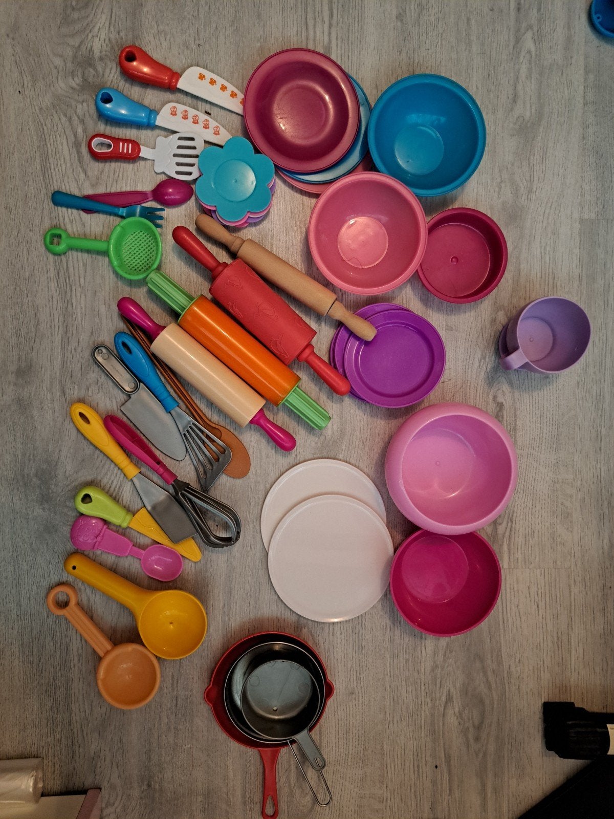 grote set accessoires voor speelgoedkeuken, Ophalen of Verzenden, Kunststof, Speelkeuken-accessoire