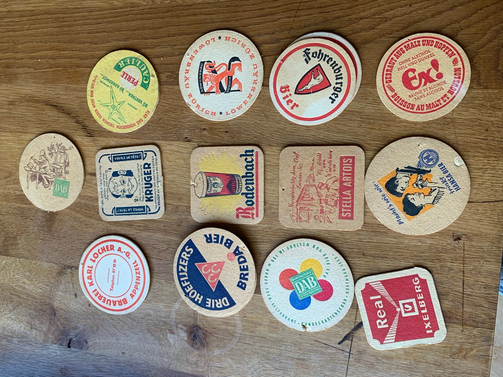 Collectie Vintage Bier Viltjes - Diverse Merken, Ophalen of Verzenden, Gebruikt