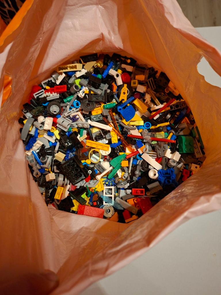 partij diverse Lego stenen en onderdelen, Gebruikt, Inclusief extra onderdelen, Lego, Ophalen of Verzenden