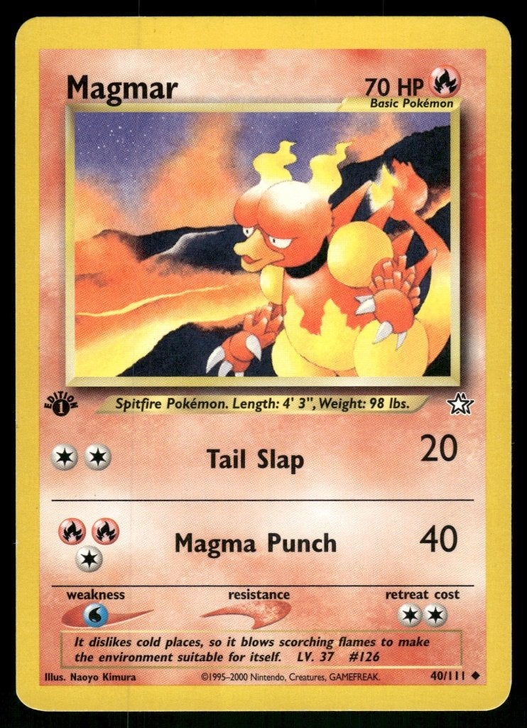 Magmar 40/111 - Neo Genesis (1st edition) (EX), Verzenden, Gebruikt