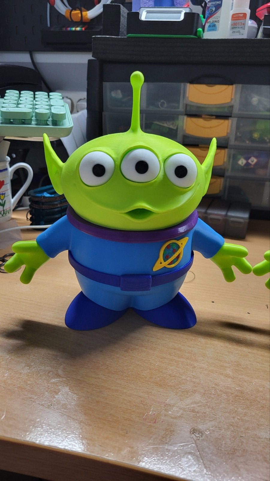 Toy Story Alien 3D geprinte figuren - set van 2, Ophalen of Verzenden, Nieuw