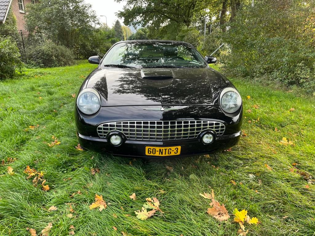 Ford Thunderbird 2004 cabrio met hardtop, Auto's, Automaat, Cabriolet, Zwart, Particulier