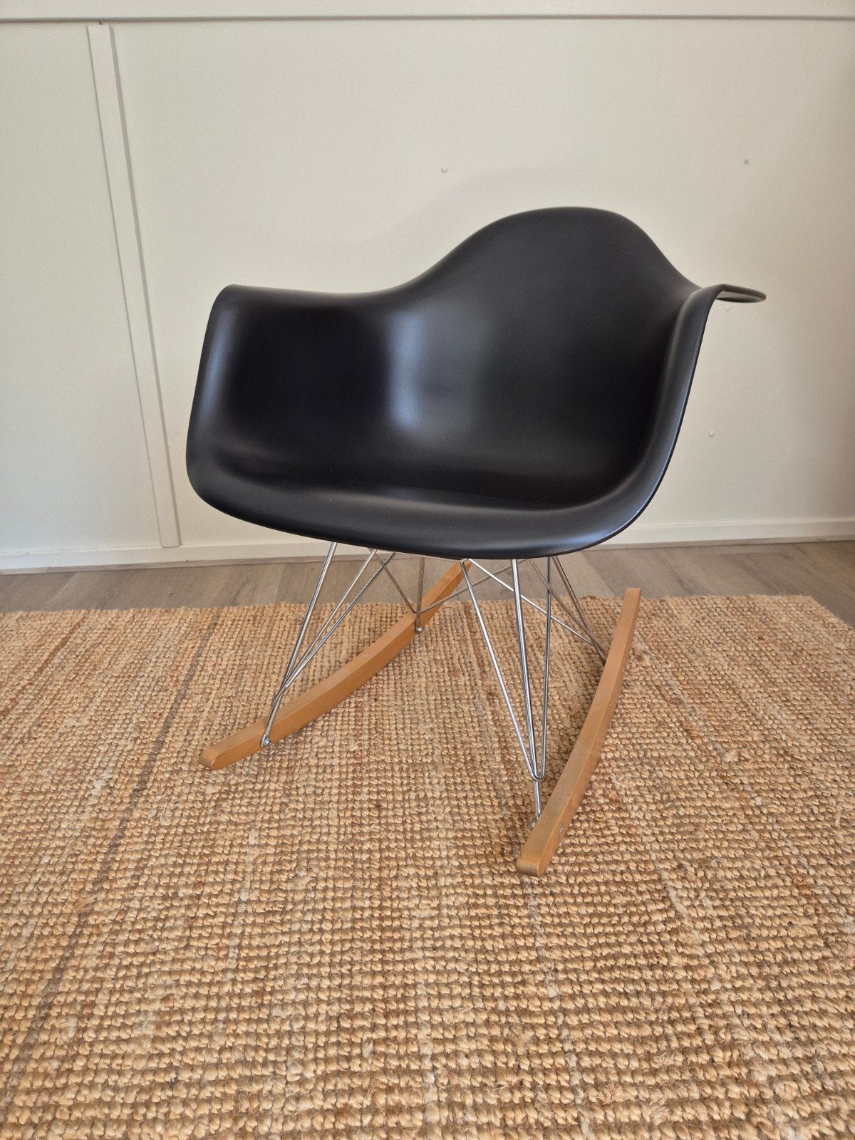 Originele Vitra RAR schommelstoel, Ophalen, Kunststof, Zwart, Design