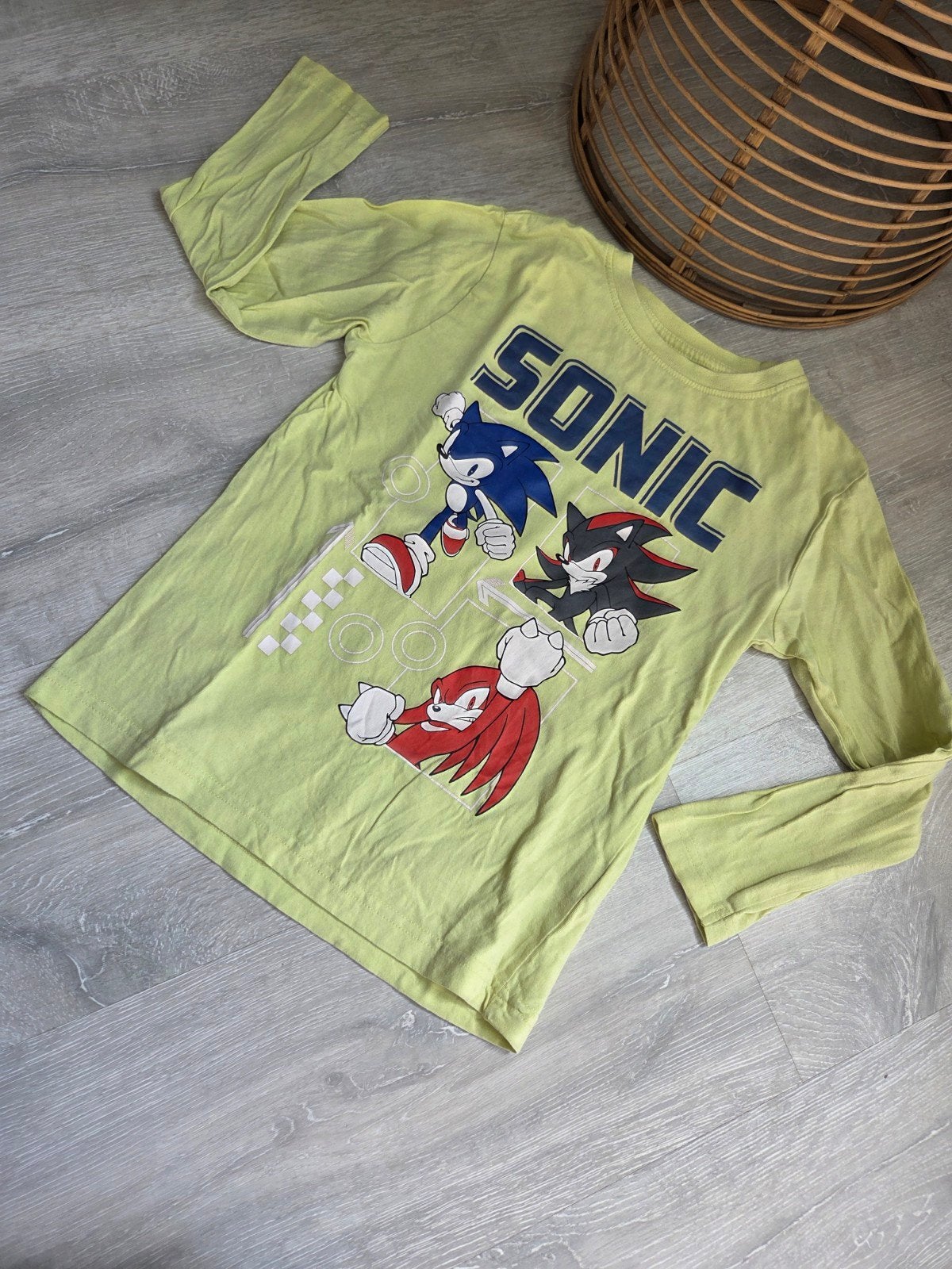 Sonic the Hedgehog Longsleeve - Maat 116 (5-6 jaar), Gebruikt, SEGA, Ophalen of Verzenden, Shirt of Longsleeve