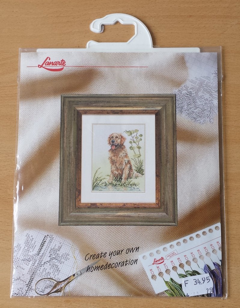Golden Retriever Patroon - Lanarte, Patroon, Gebruikt, Ophalen of Verzenden, Handborduren