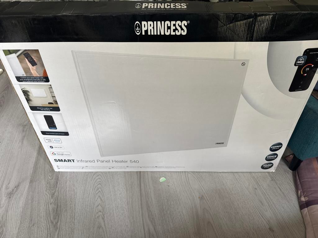 Princess Smart Infrarood Paneel Heater 540, 30 tot 80 cm, 500 tot 800 watt, Ophalen of Verzenden, 60 tot 150 cm