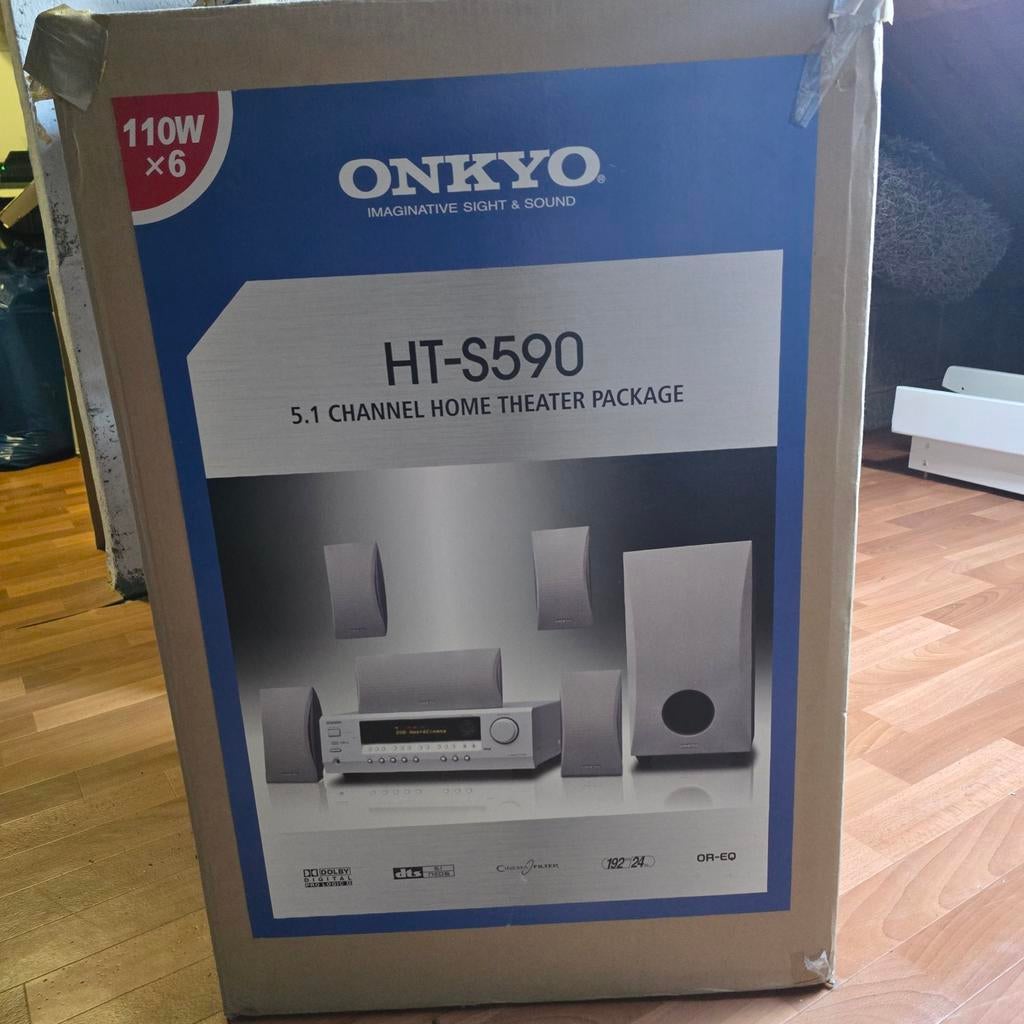 Onkyo HT-S590 5.1 Kanaals Home Theater Systeem, Overige merken, 70 watt of meer, Nieuw, Ophalen of Verzenden