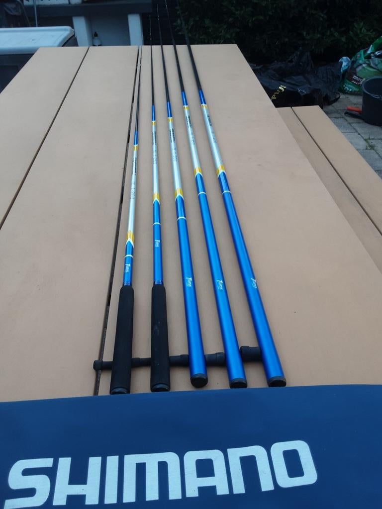 Shimano Technium TE 1-200 t/m TE 1-400 whips, Ophalen, Zo goed als nieuw, Vaste hengel