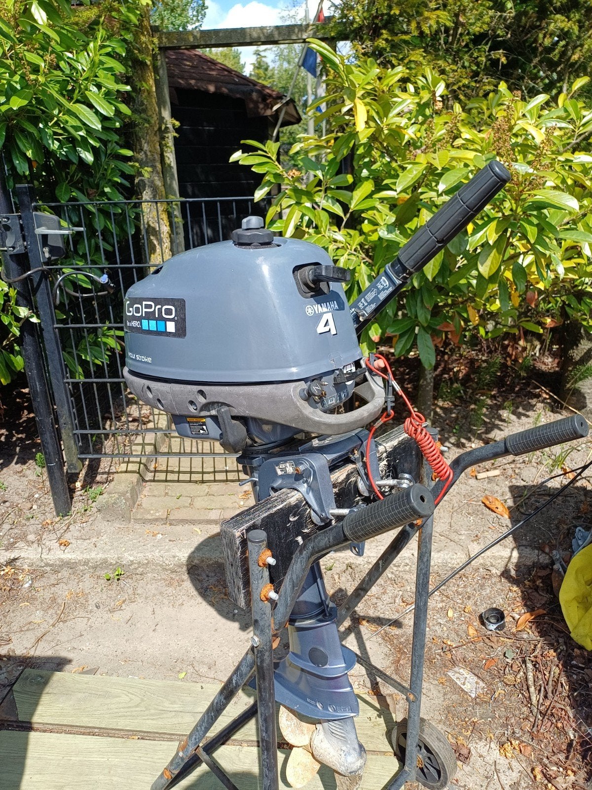 Yamaha 4 PK Four Stroke kortstaart Buitenboordmotor, Ophalen, Gebruikt, 5 tot 10 pk, Viertaktmotor