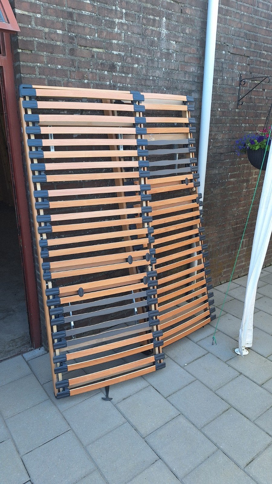 2x Lattenbodem 200x80, Ophalen, Eenpersoons, Zo goed als nieuw, 80 cm