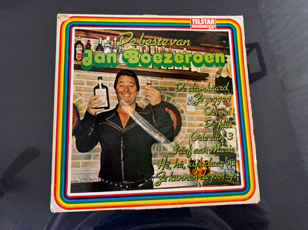 De Beste van Jan Boezeroen LP - Levenslied, Ophalen of Verzenden, Zo goed als nieuw