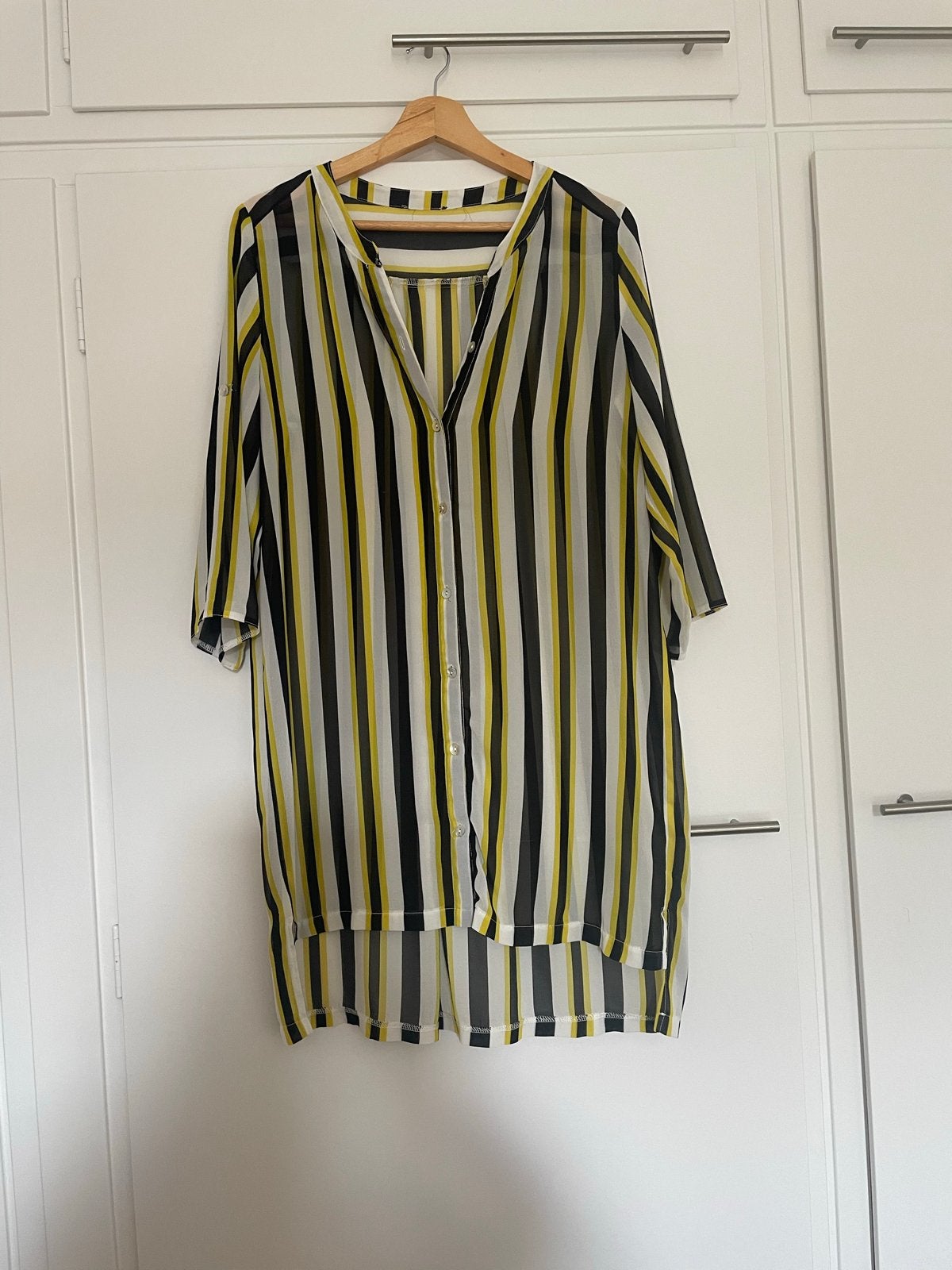 Gestreepte blouse met lange mouwen, Kleding | Dames, Ophalen of Verzenden, Zo goed als nieuw, Maat 38/40 (M), Meerkleurig