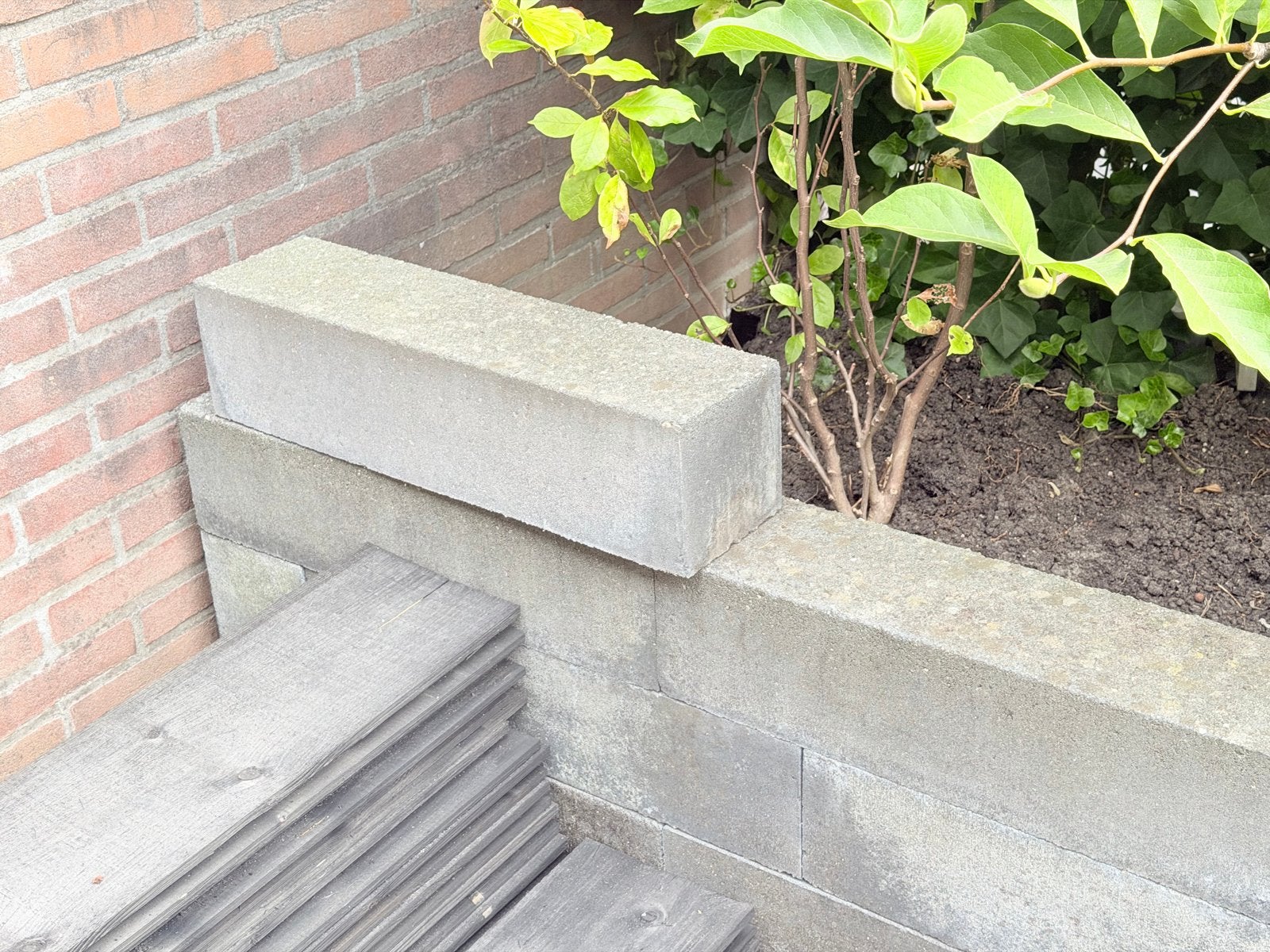 Betonnen bielzen, Tuin en Terras, Ophalen, Overige materialen, Gebruikt, Overige typen