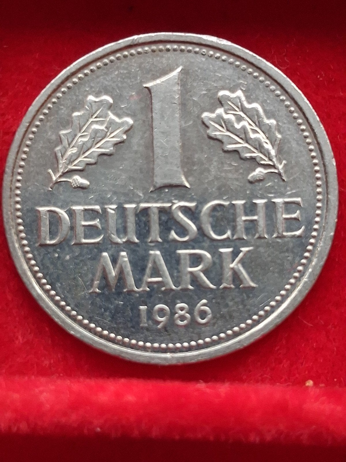1 D-Mark 1986 G- Bundesrepublik Deutschland, Postzegels en Munten, Ophalen of Verzenden, Duitsland, Losse munt